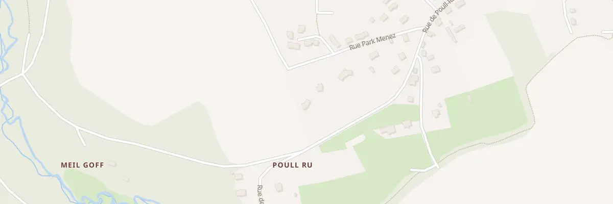 Plan du 30 Rue de Poul Rhu à Landeleau
