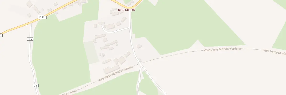 Plan du 7012B Kermeur à Plougonven
