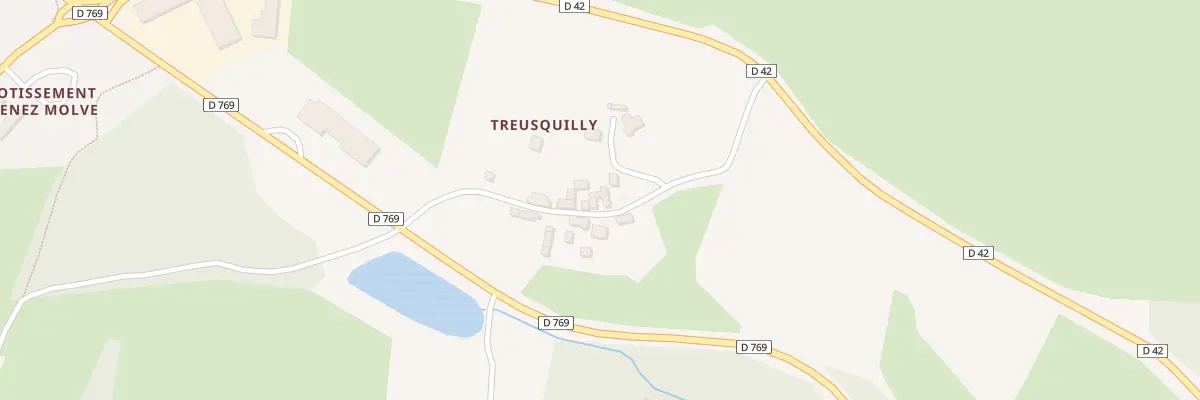 Plan du 254 Treusquilly à Berrien