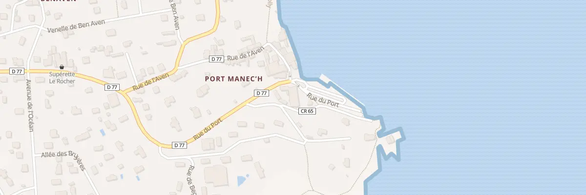 Plan du 4 Rue du Port à Névez