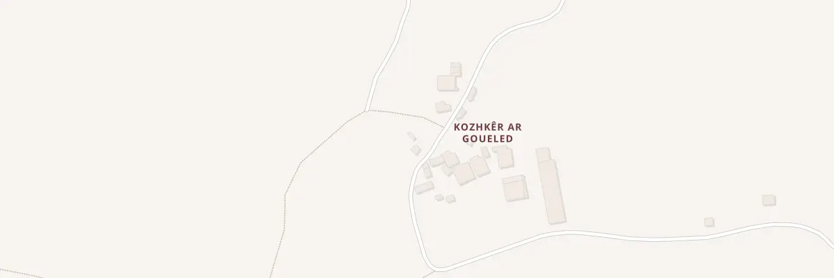 Plan du 335 Kosker Goueled à Spézet