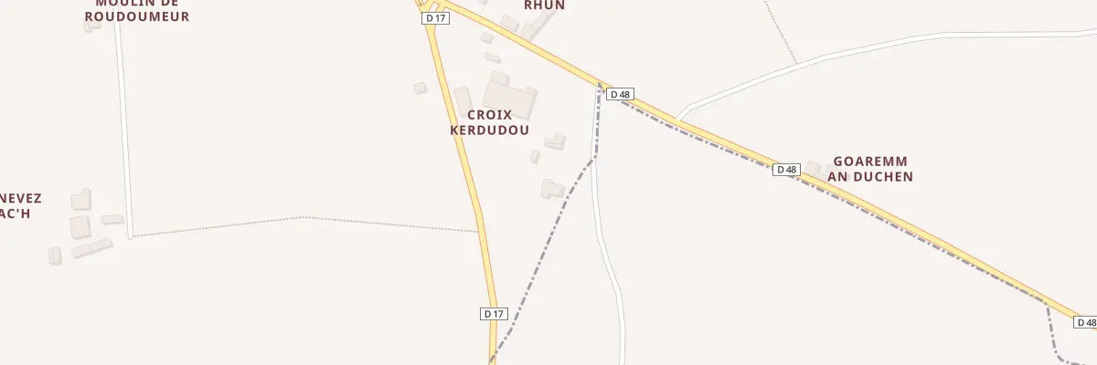 Plan du 5010 Croix Kerdudou à Landeleau