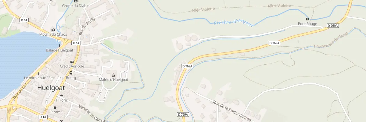 Plan du 43 Rue du Docteur Jacq à Huelgoat