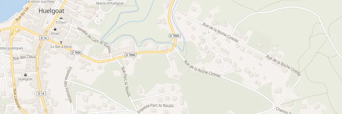 Plan du 24 Rue du Docteur Jacq à Huelgoat