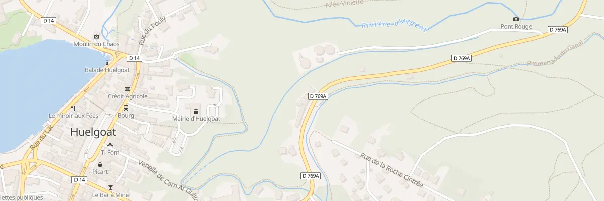 Plan du 39 Rue du Docteur Jacq à Huelgoat