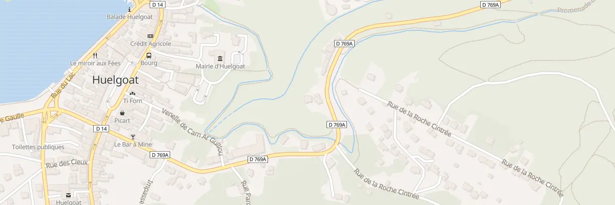 Plan du 33 Rue du Docteur Jacq à Huelgoat