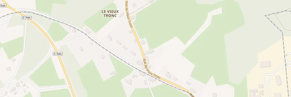 Plan du 110 Le Vieux Tronc à Huelgoat