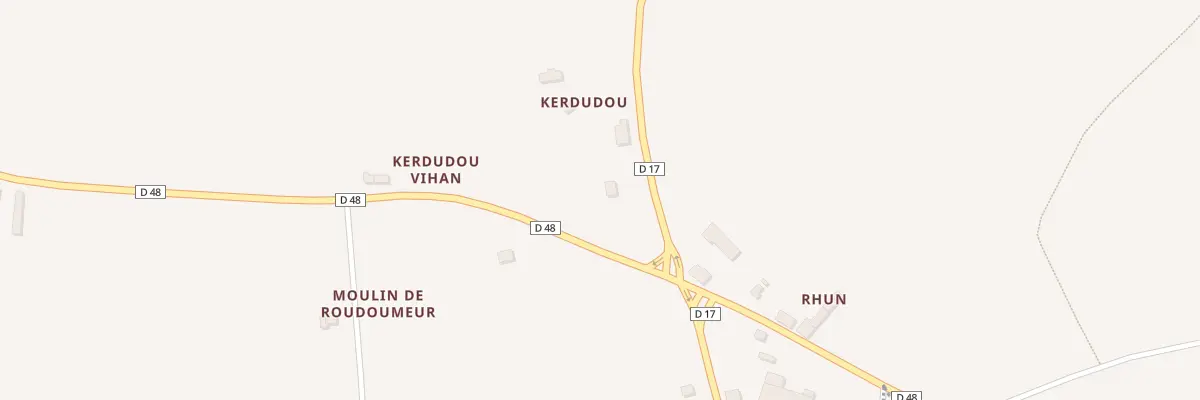 Plan du 299A Croix Kerdudou à Collorec
