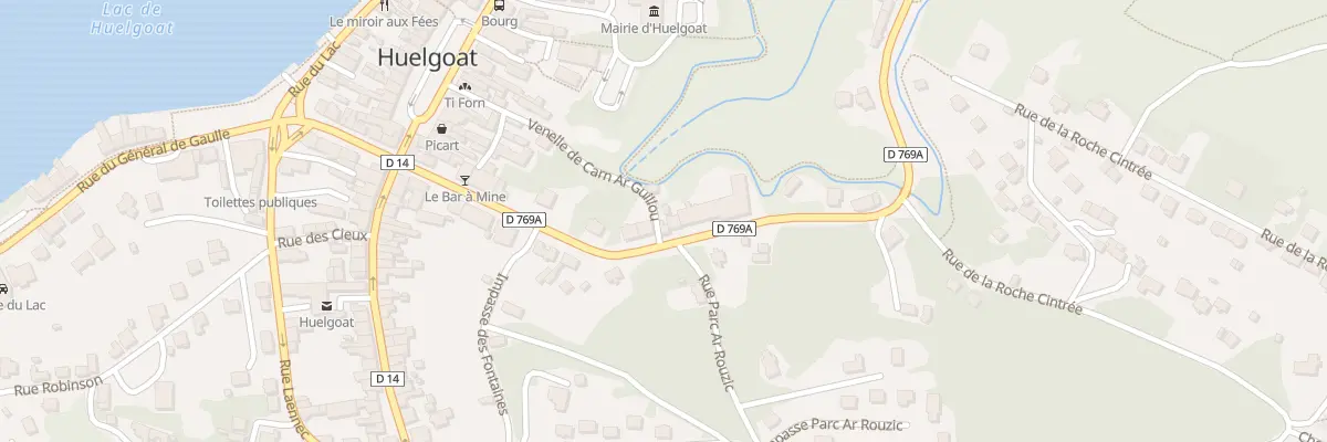 Plan du 19 Rue du Docteur Jacq à Huelgoat