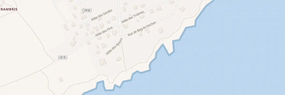 Plan du 13 Rue de Beg Ar Vechen à Névez