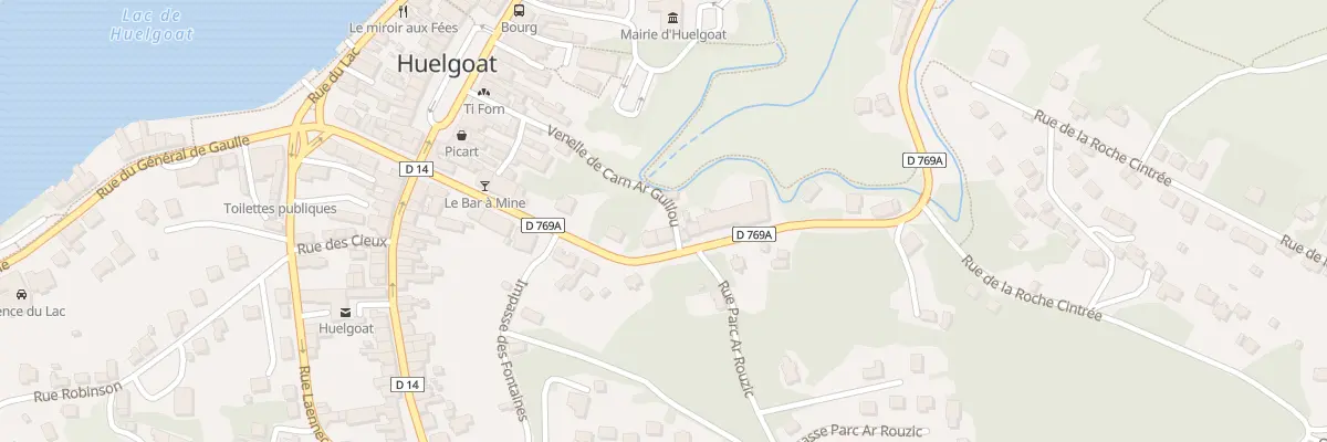 Plan du 17 Rue du Docteur Jacq à Huelgoat