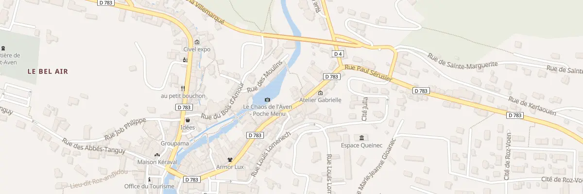 Plan du 21 Rue du Général de Gaulle à Pont-Aven
