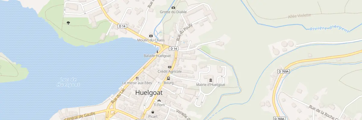 Plan du 17 Rue des Cendres à Huelgoat
