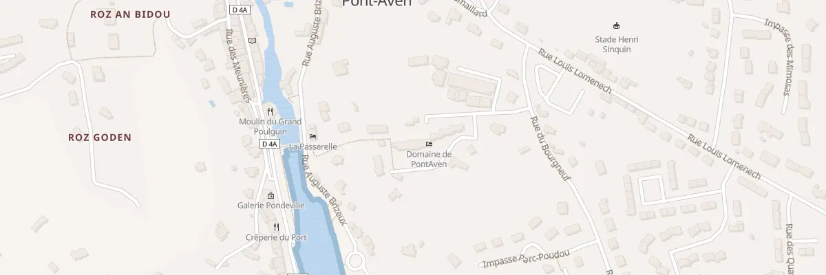 Plan du 6 Rue Saint Guénolé à Pont-Aven