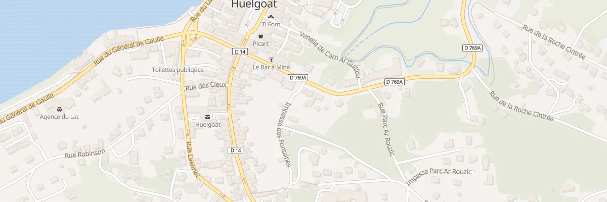 Plan du 14 Rue du Docteur Jacq à Huelgoat