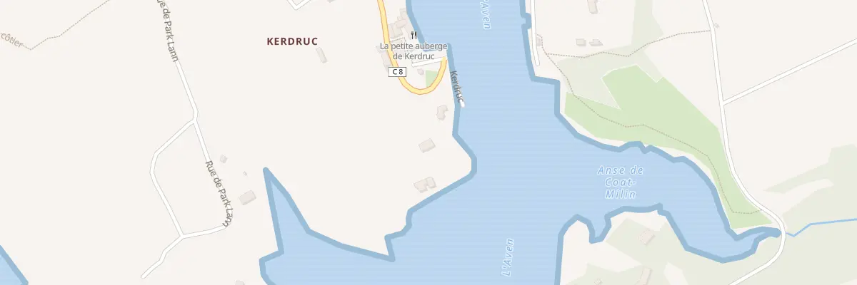 Plan du 74 Kerdruc à Névez