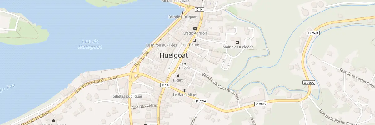 Plan du 19 Pl Aristide Briand à Huelgoat
