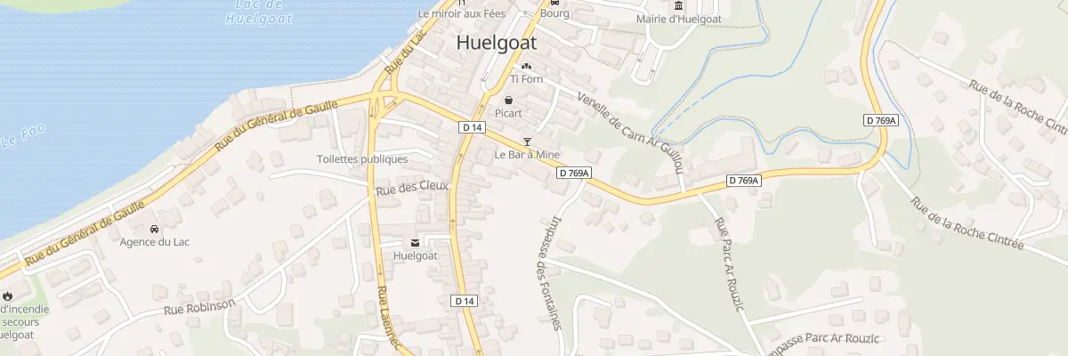Plan du 10 Rue du Docteur Jacq à Huelgoat