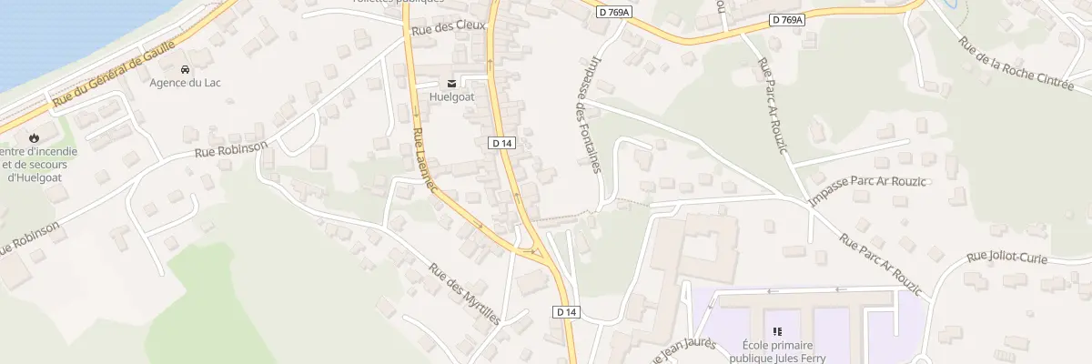 Plan du 49B Rue des Cieux à Huelgoat