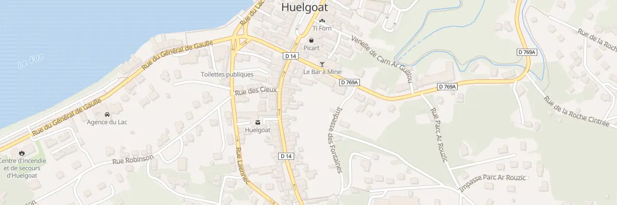 Plan du 17 Rue des Cieux à Huelgoat