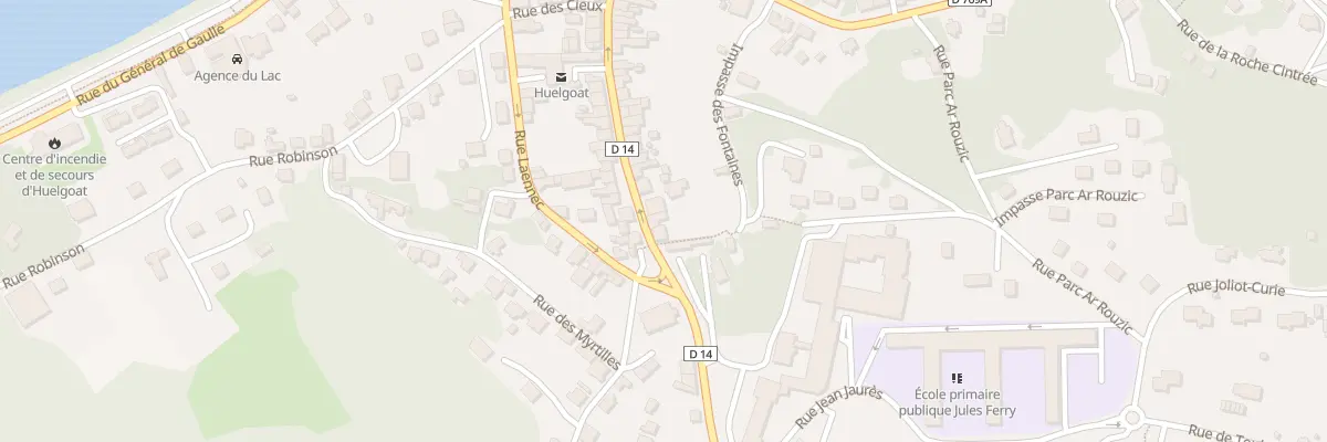 Plan du 51 Rue des Cieux à Huelgoat