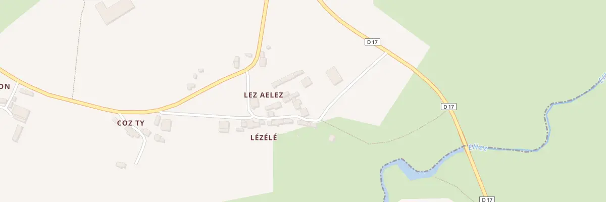 Plan du 106 Lez Aelez à Plouyé