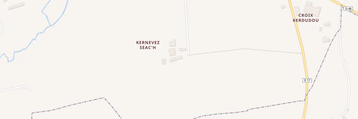 Plan du 5047 Kernevez Seach à Collorec