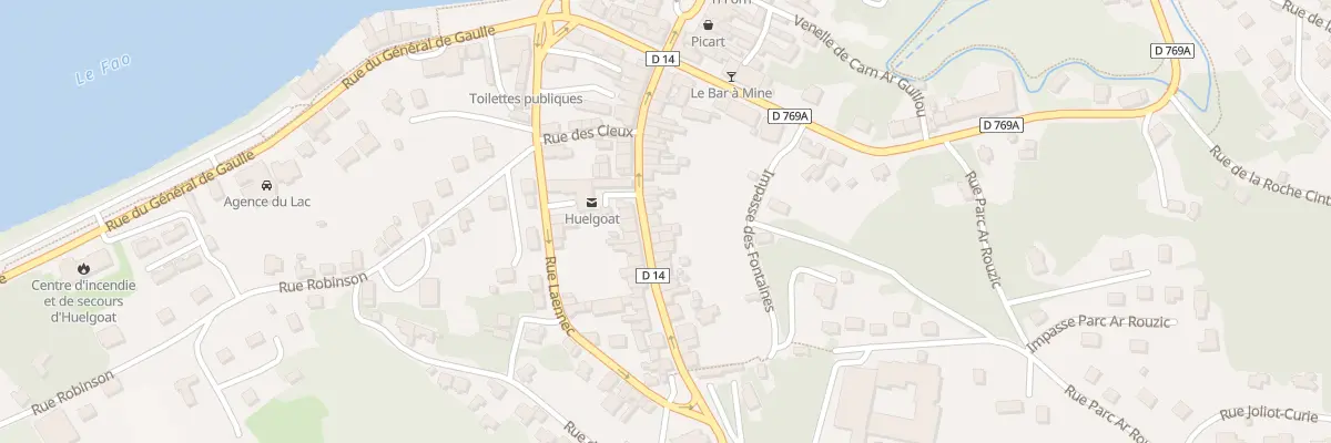 Plan du 29 Rue des Cieux à Huelgoat