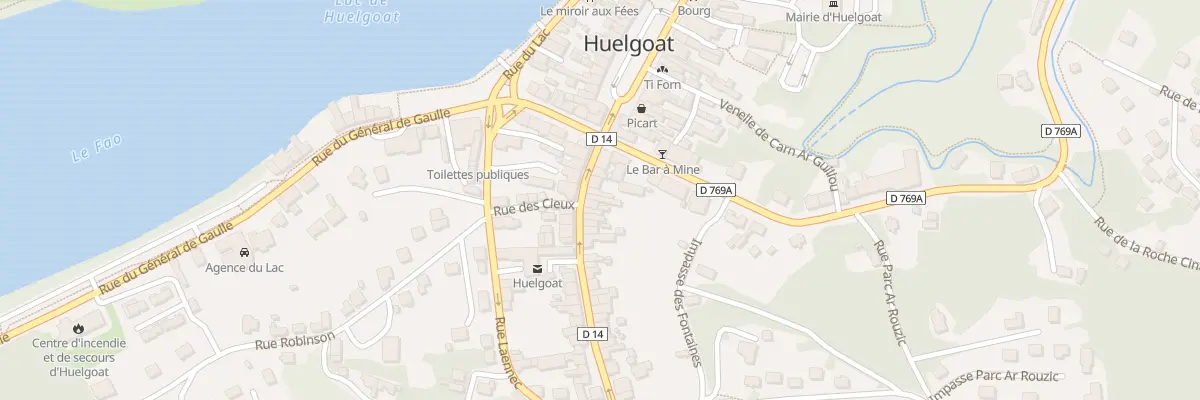 Plan du 9 Rue des Cieux à Huelgoat