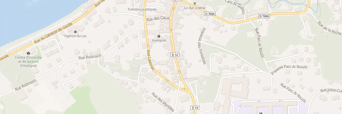 Plan du 36 Rue des Cieux à Huelgoat
