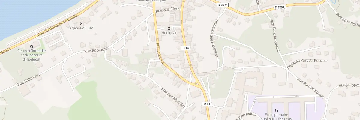 Plan du 42 Rue des Cieux à Huelgoat