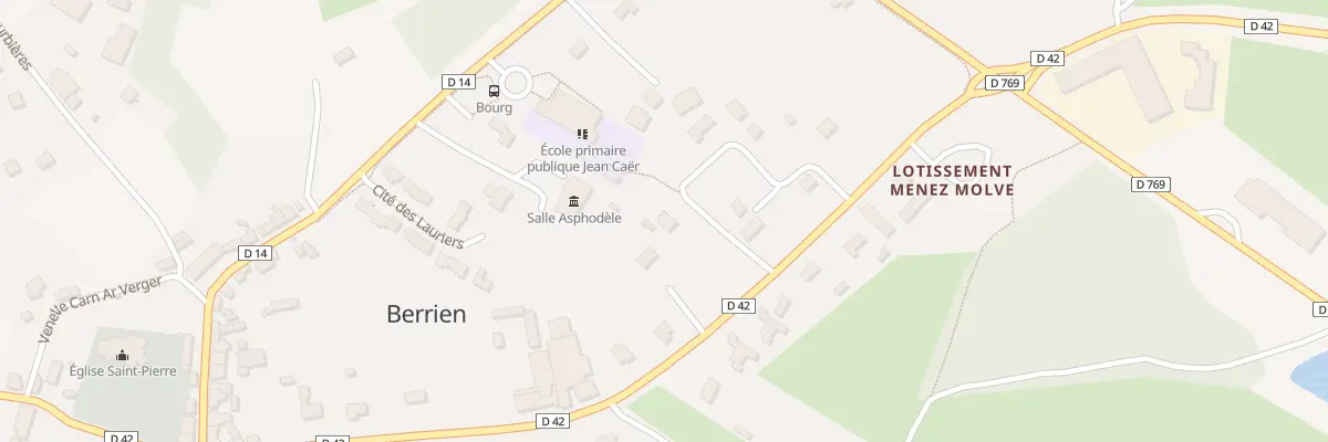 Plan du 29 Rue de l’Ancienne Forge à Berrien