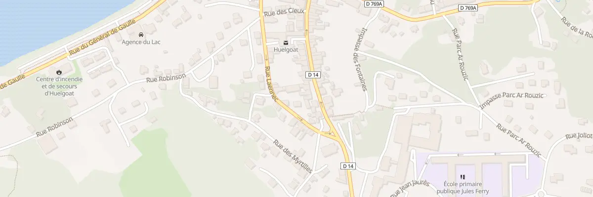 Plan du 44 Rue des Cieux à Huelgoat