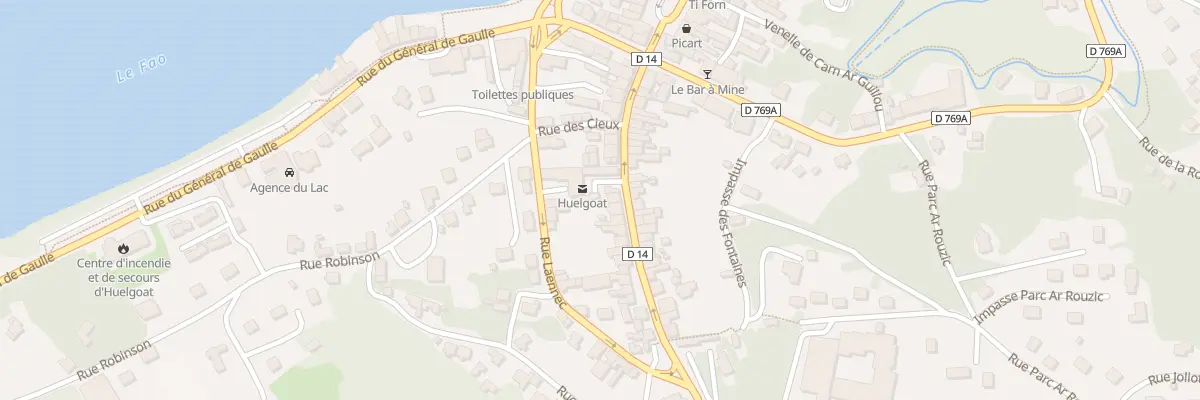 Plan du 24 Rue des Cieux à Huelgoat