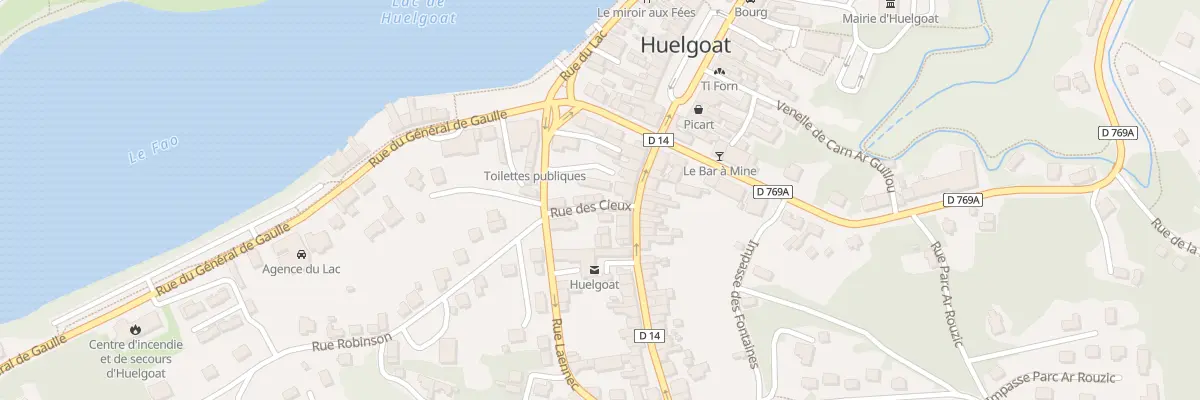 Plan du 12B Rue des Cieux à Huelgoat