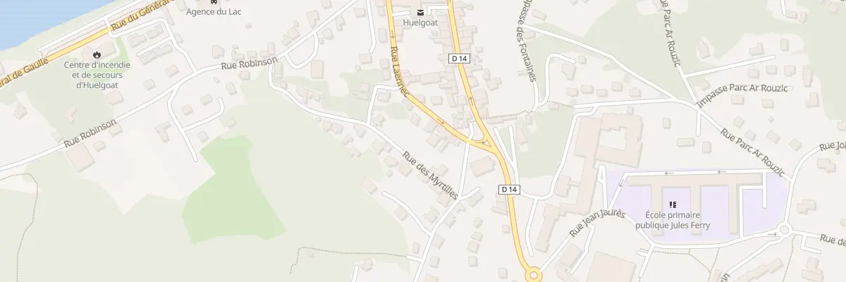 Plan du 26 Rue Laënnec à Huelgoat