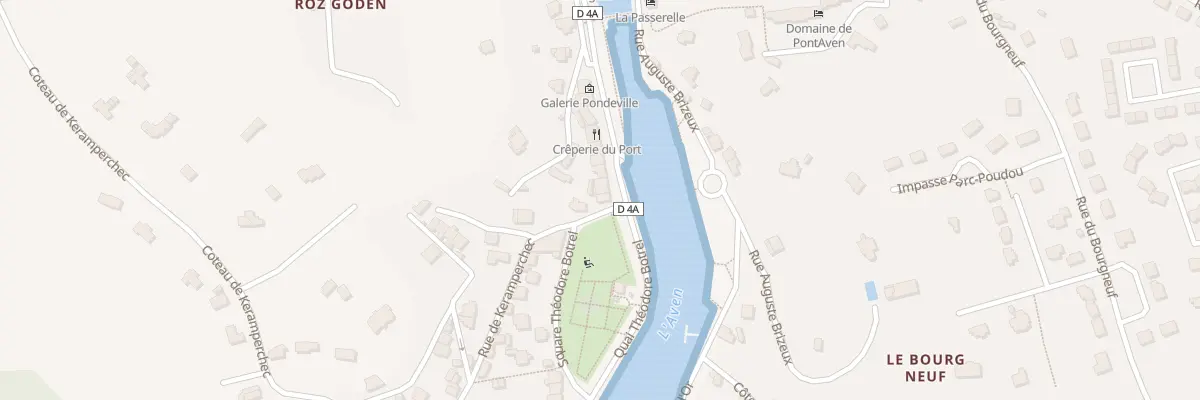 Plan du 23 Quai Théodore Botrel à Pont-Aven