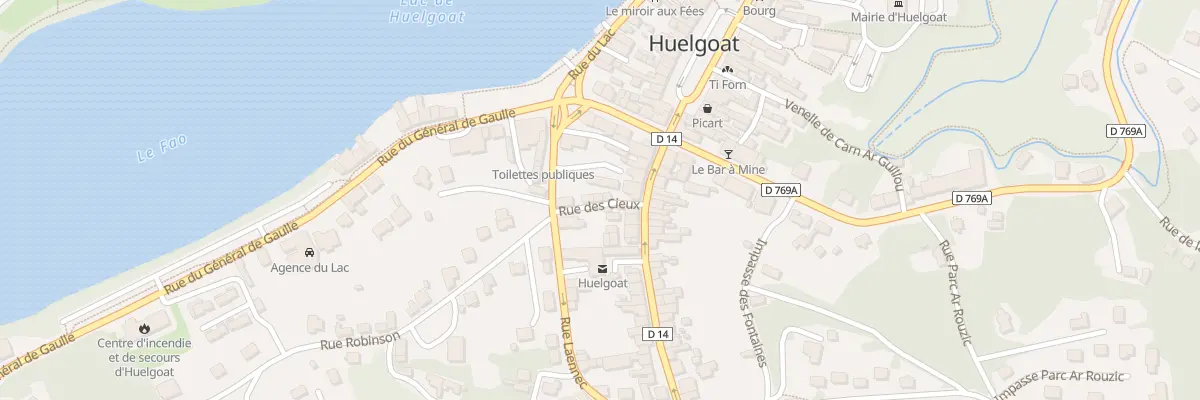 Plan du 12C Rue des Cieux à Huelgoat