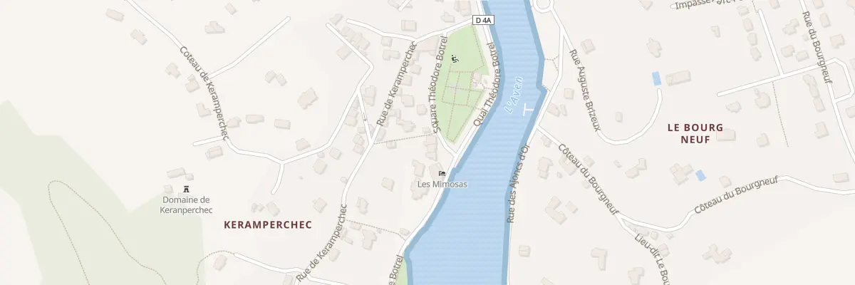 Plan du 16 Sq Botrel à Pont-Aven