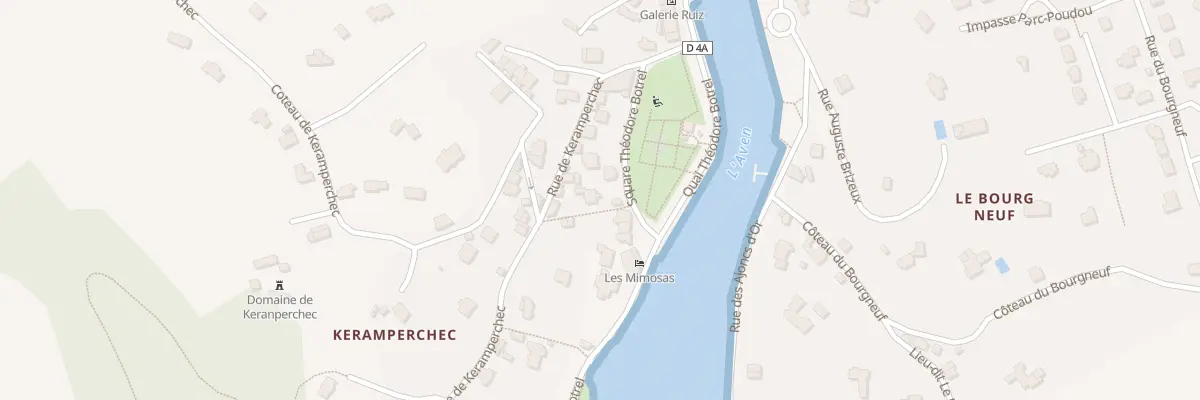Plan du 14 Sq Botrel à Pont-Aven