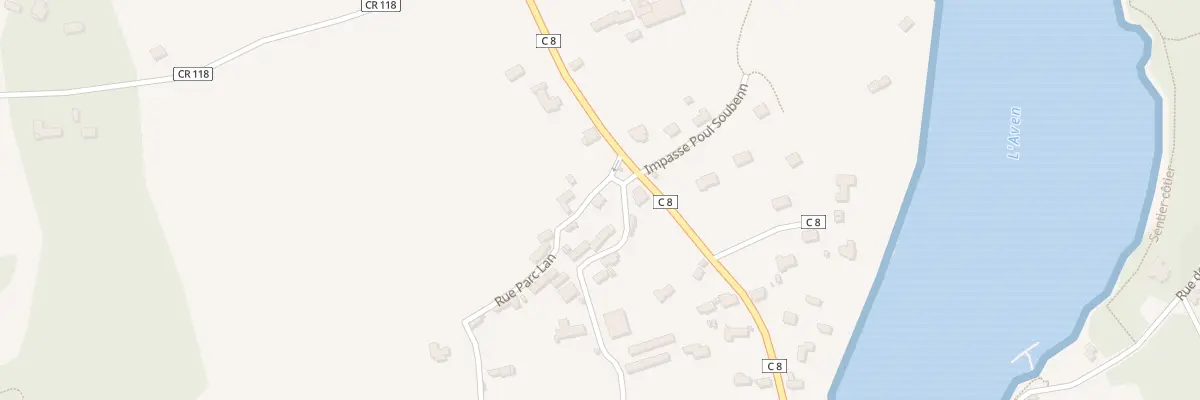 Plan du 2 Che des vieux Fours à Névez