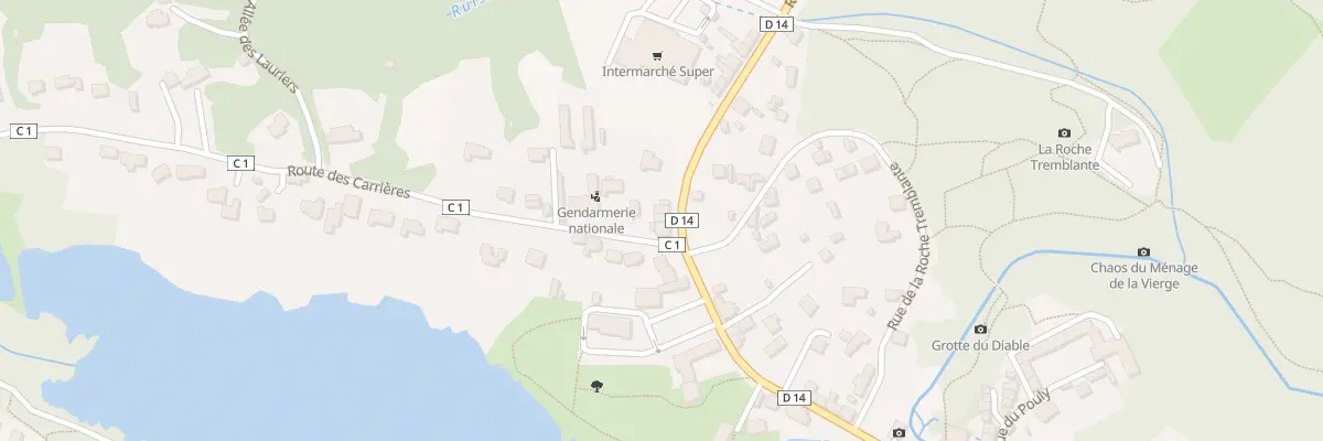 Plan du 3 Rte de Berrien à Huelgoat