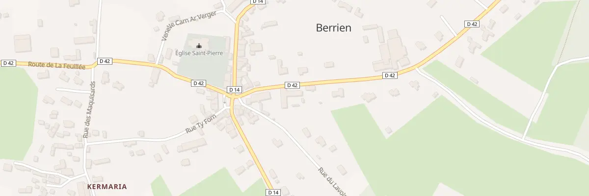 Plan du 4 Rue de l’Ancienne Forge à Berrien
