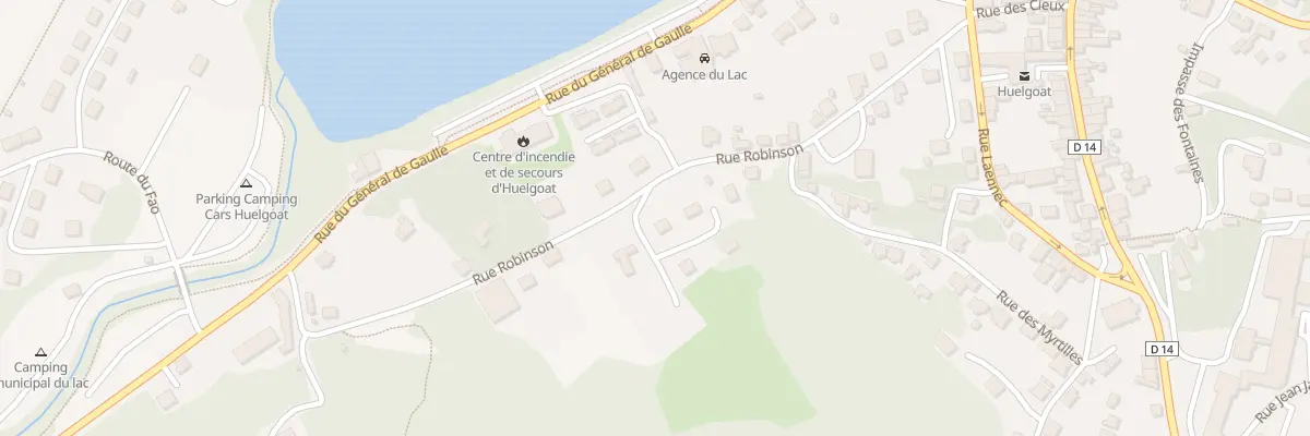 Plan du 17B Rue Robinson à Huelgoat