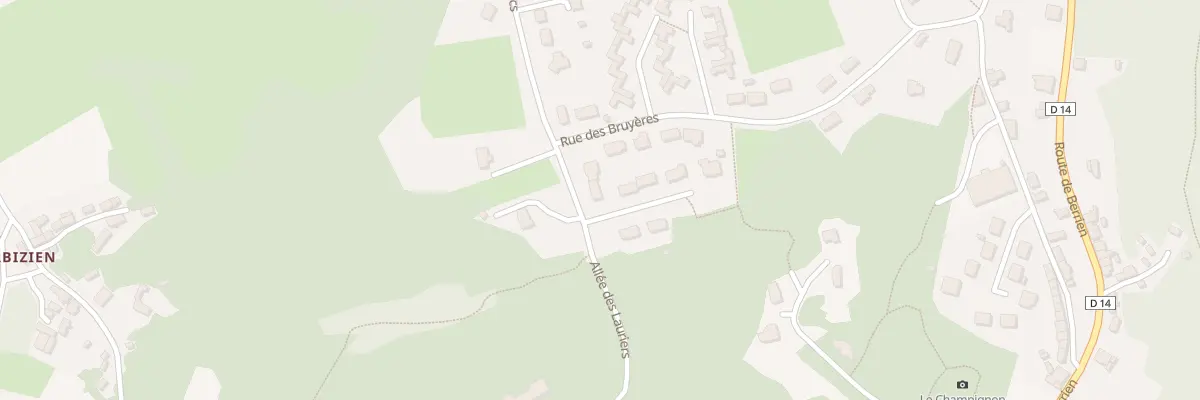 Plan du 1A Rue des Bonnets Rouges à Huelgoat