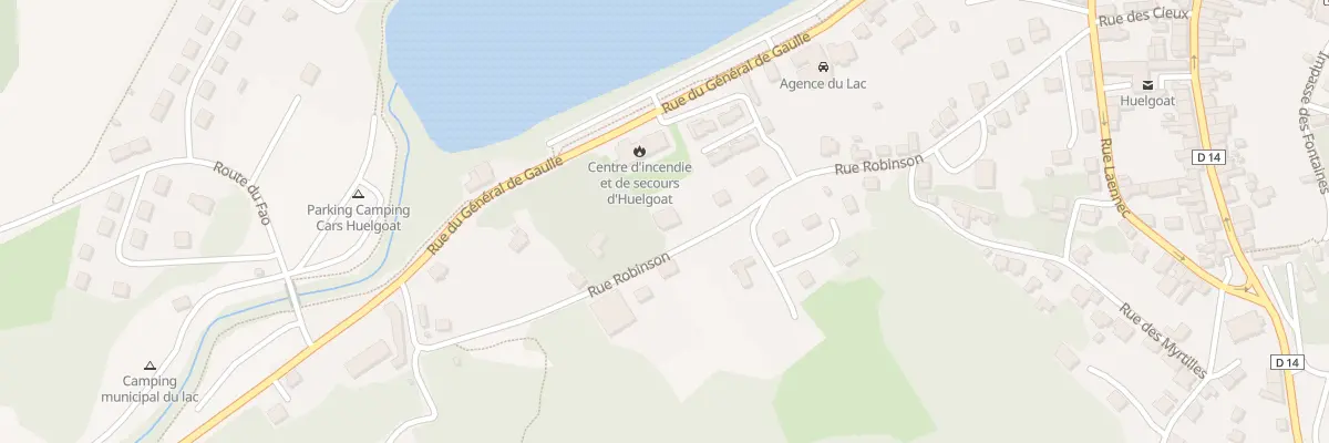 Plan du 32 Rue Robinson à Huelgoat