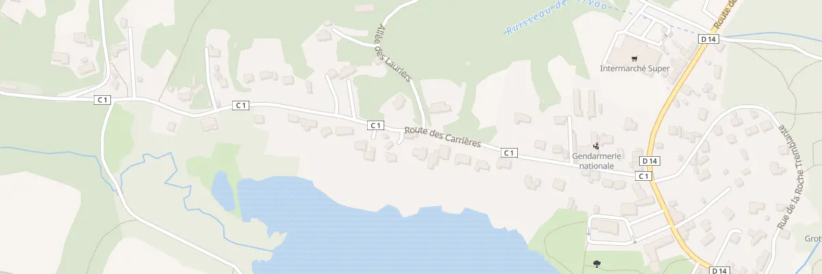 Plan du 27 Rte des Carrières à Huelgoat