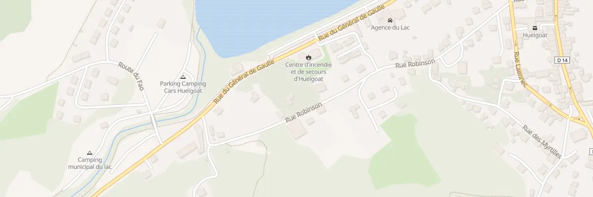 Plan du 34 Rue Robinson à Huelgoat