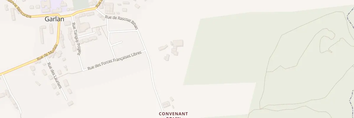 Plan du 5237 Rascoat Bihan à Garlan