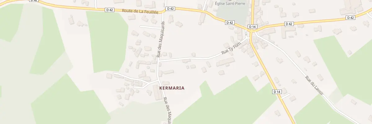 Plan du 15 Rue Ti Forn à Berrien